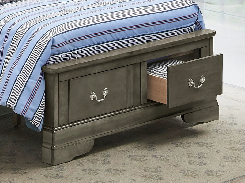 Upholstered Panel Sleigh Bed Design by Unique Piece Furniture