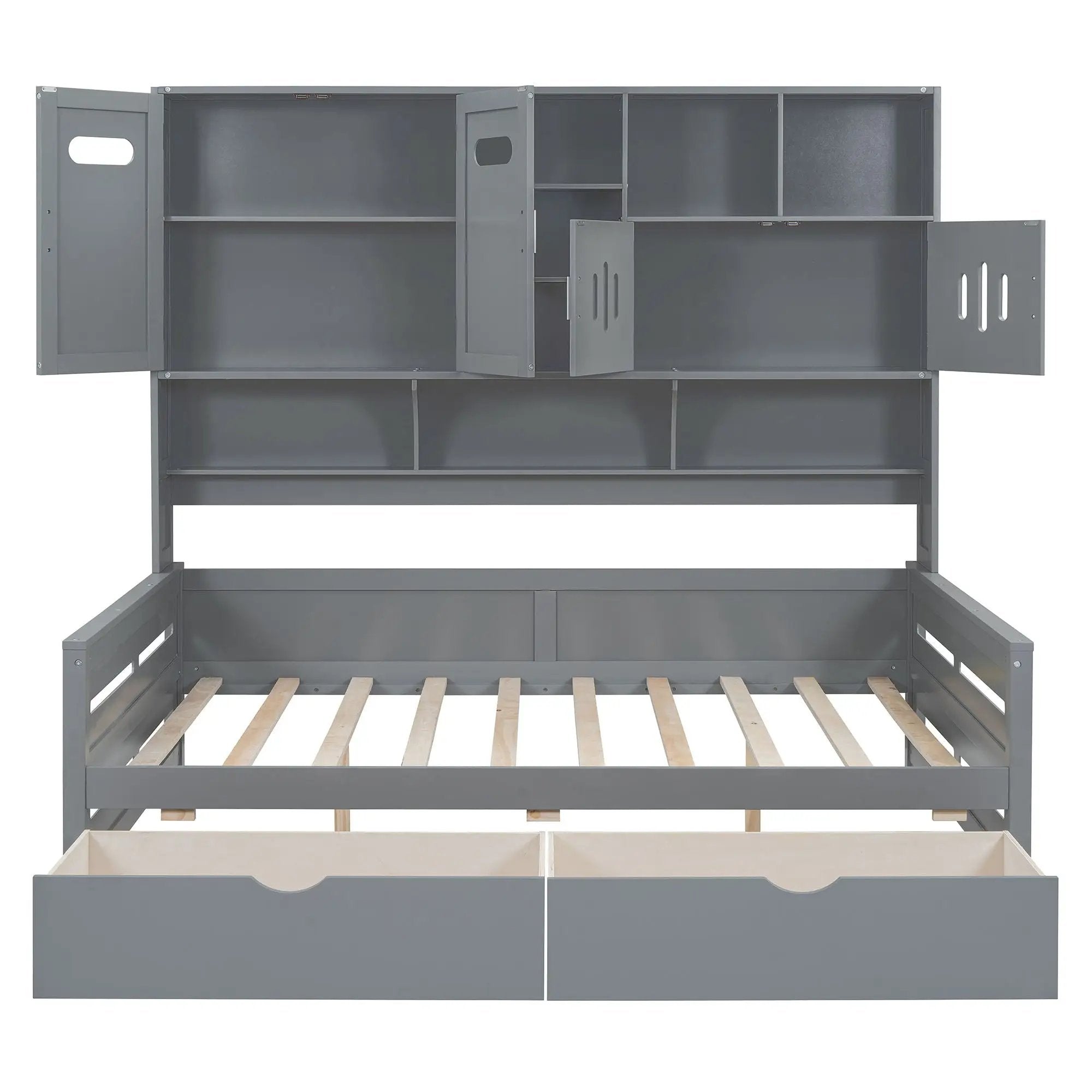 Daybed With All-In-One Cabinet And Shelf by Unique Piece Furniture