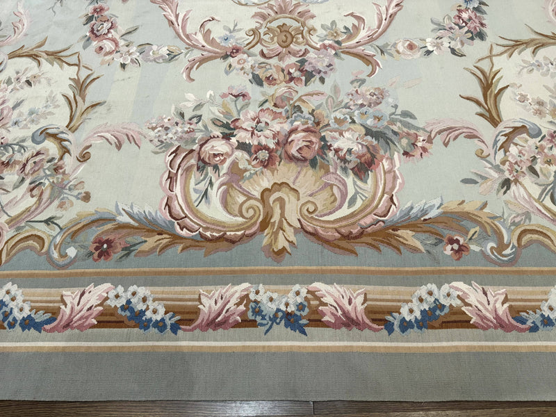 Palace Size Aubusson Rug 11x16, Large Aubusson Carpet by Jewel Rugs