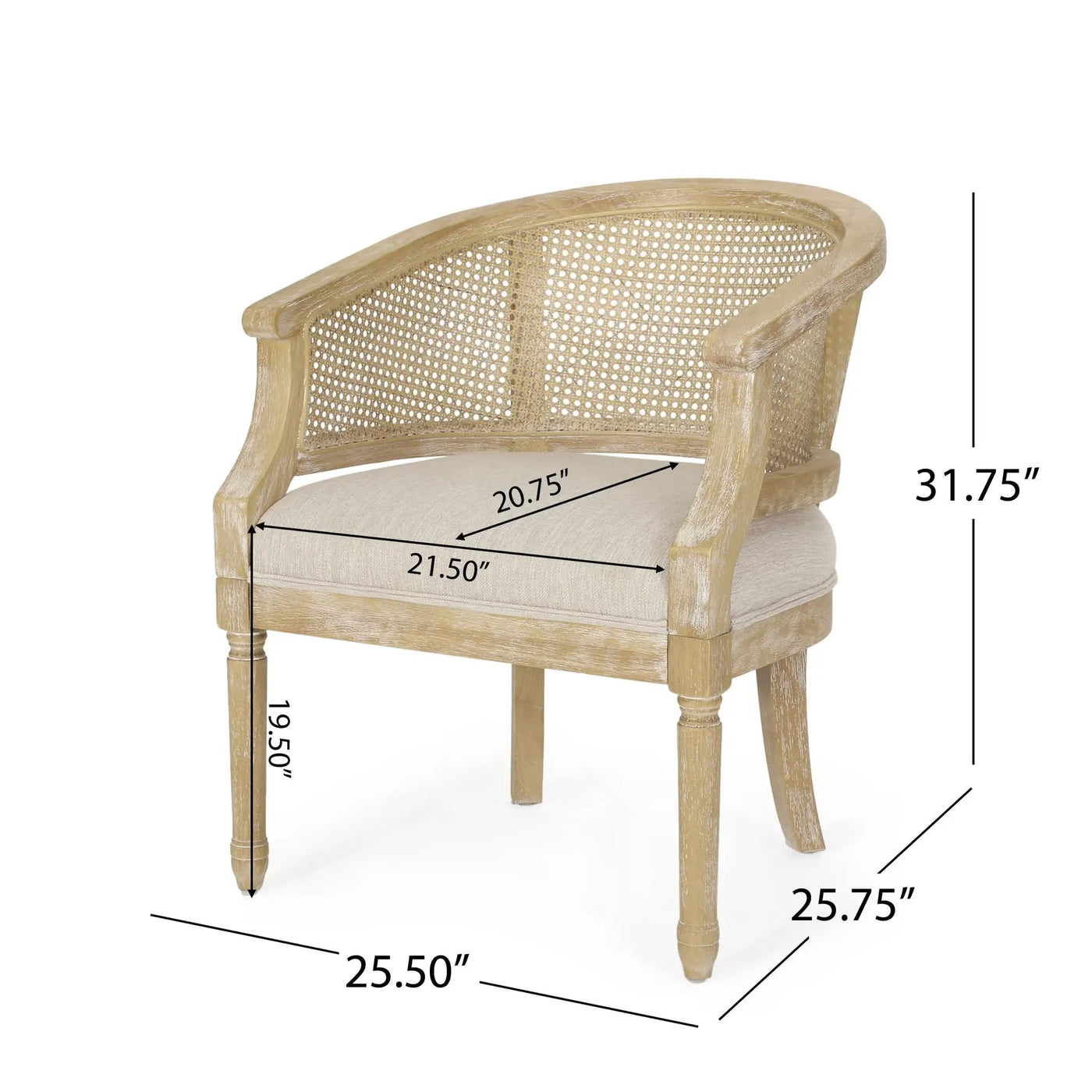Curved Backrest Accent Chair by HouseOfZazla