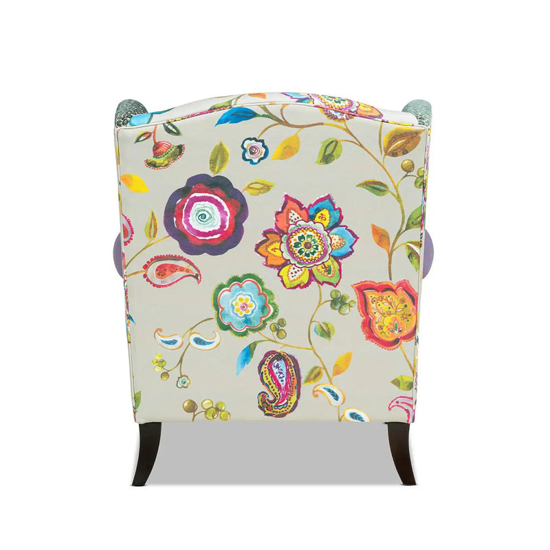 Anya - Boho Chic Wingback Accent Arm Chair by Unique Piece Furniture