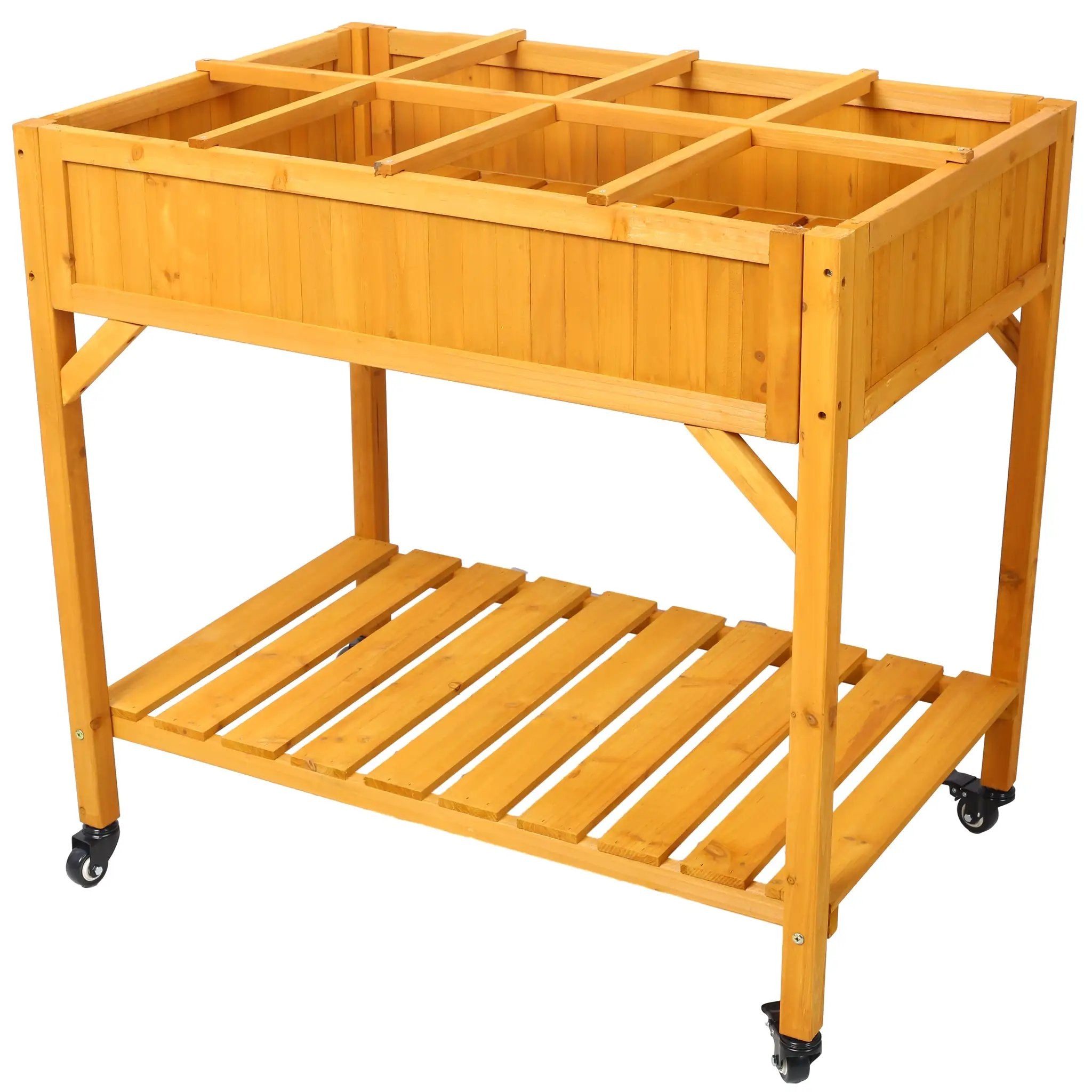 Elevated 8 Pocket Herb Garden Bed by HouseOfZazla