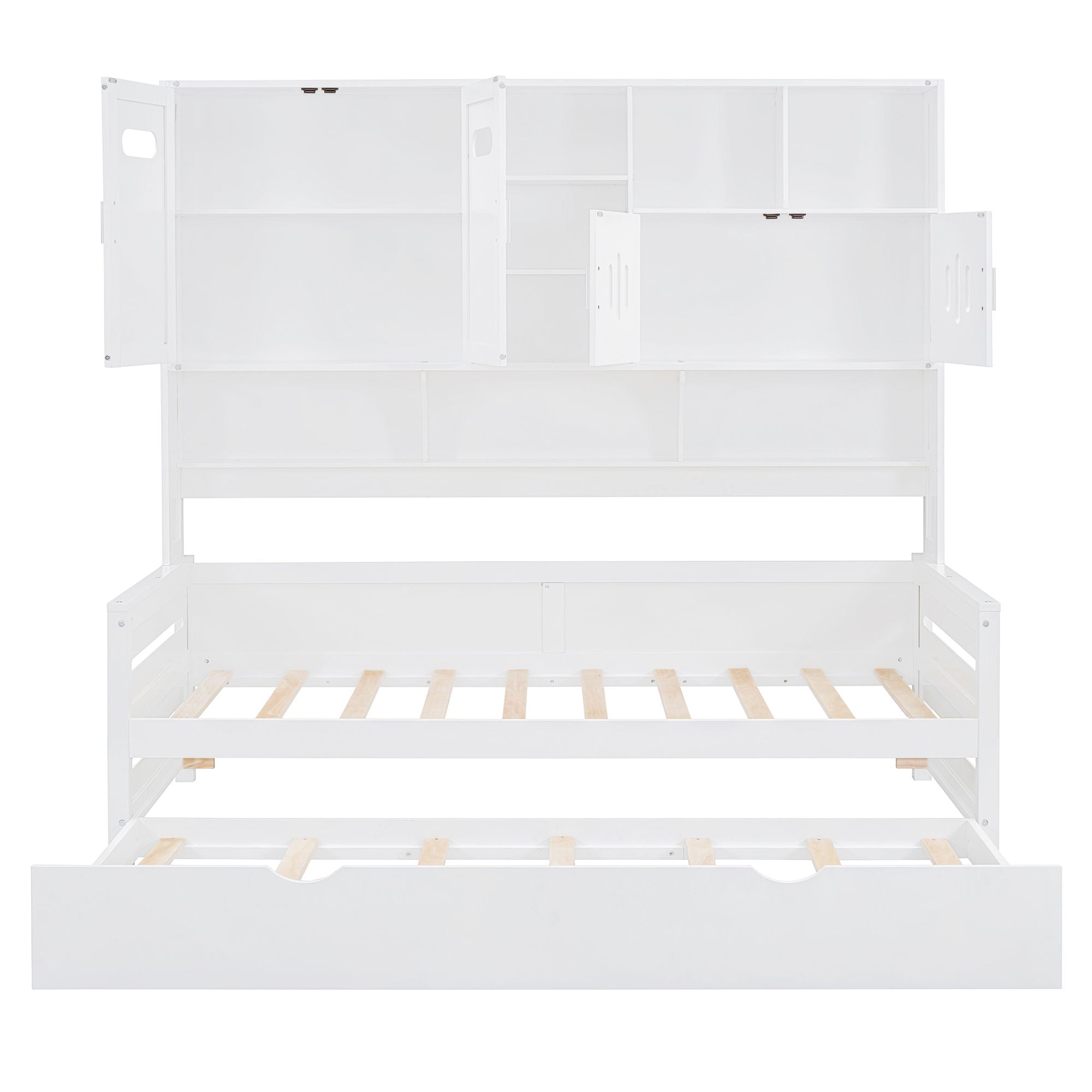 Daybed With All-In-One Cabinet And Shelf by HouseOfZazla