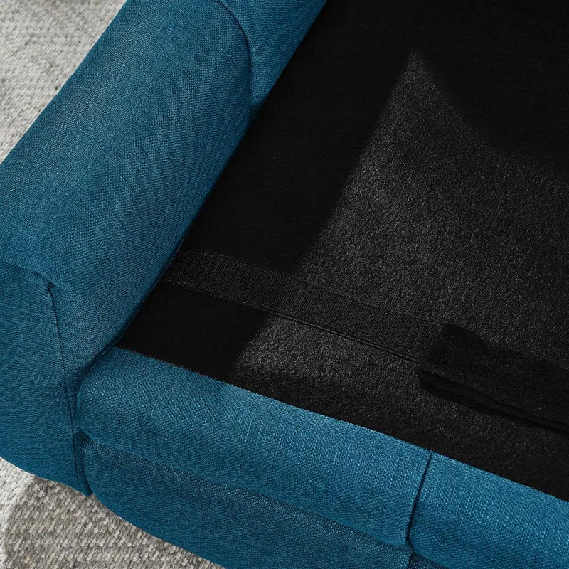 Soft and Comfortable Pet Bed for Big and Oversized Dogs - Dark Blue by HouseOfZazla