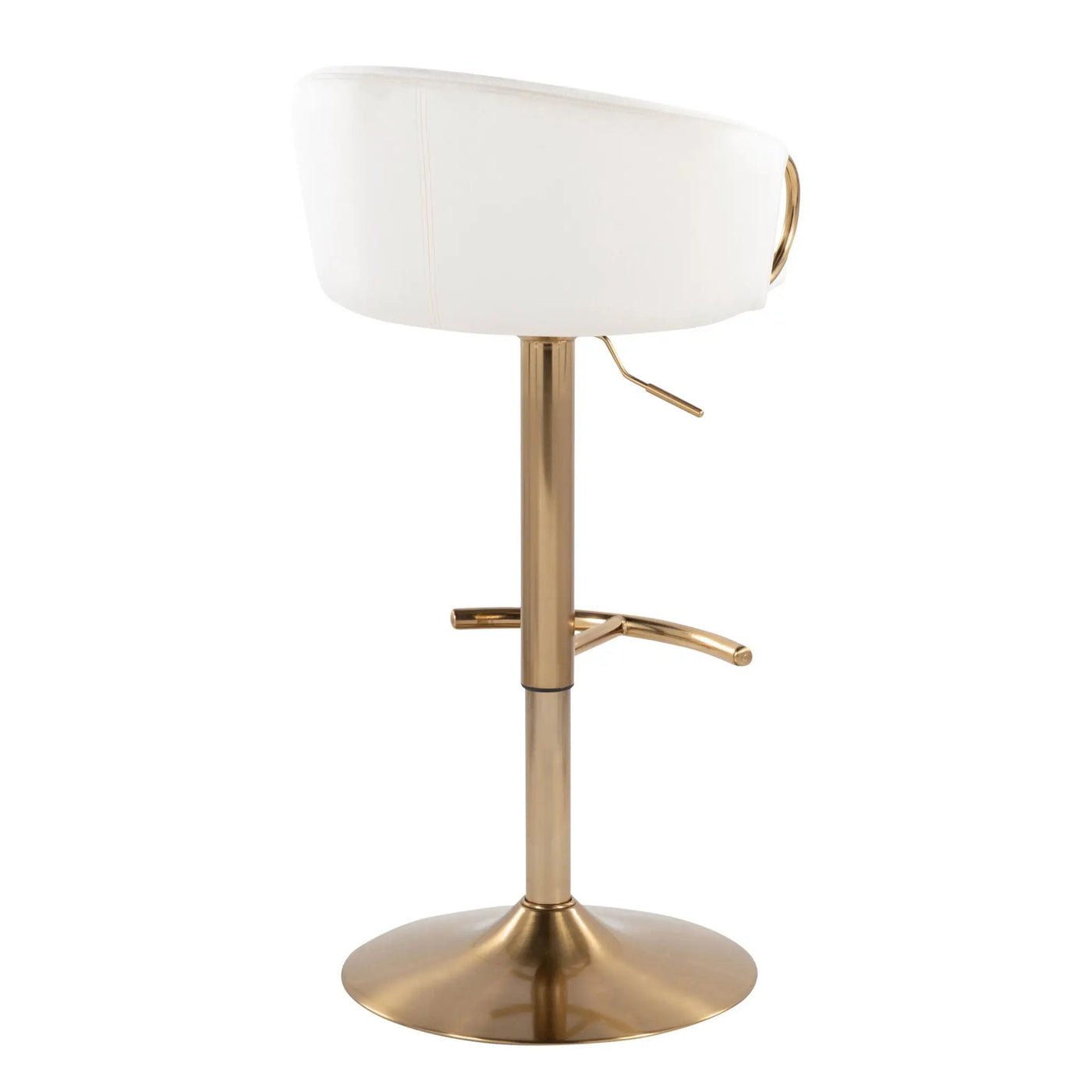 Claire - Contemporary / Glam Adjustable Bar Stool (Set of 2) by HouseOfZazla