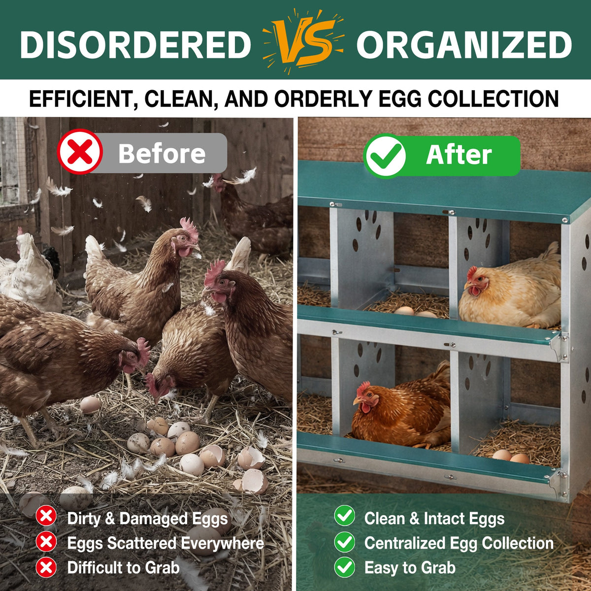 8 Compartment Chicken Nesting Boxes, photo 6 of 8