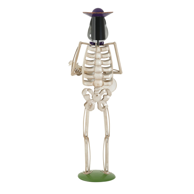 Halloween Skeleton Guitar Yard Decoration with Guitar - Metal, photo 9 of 10