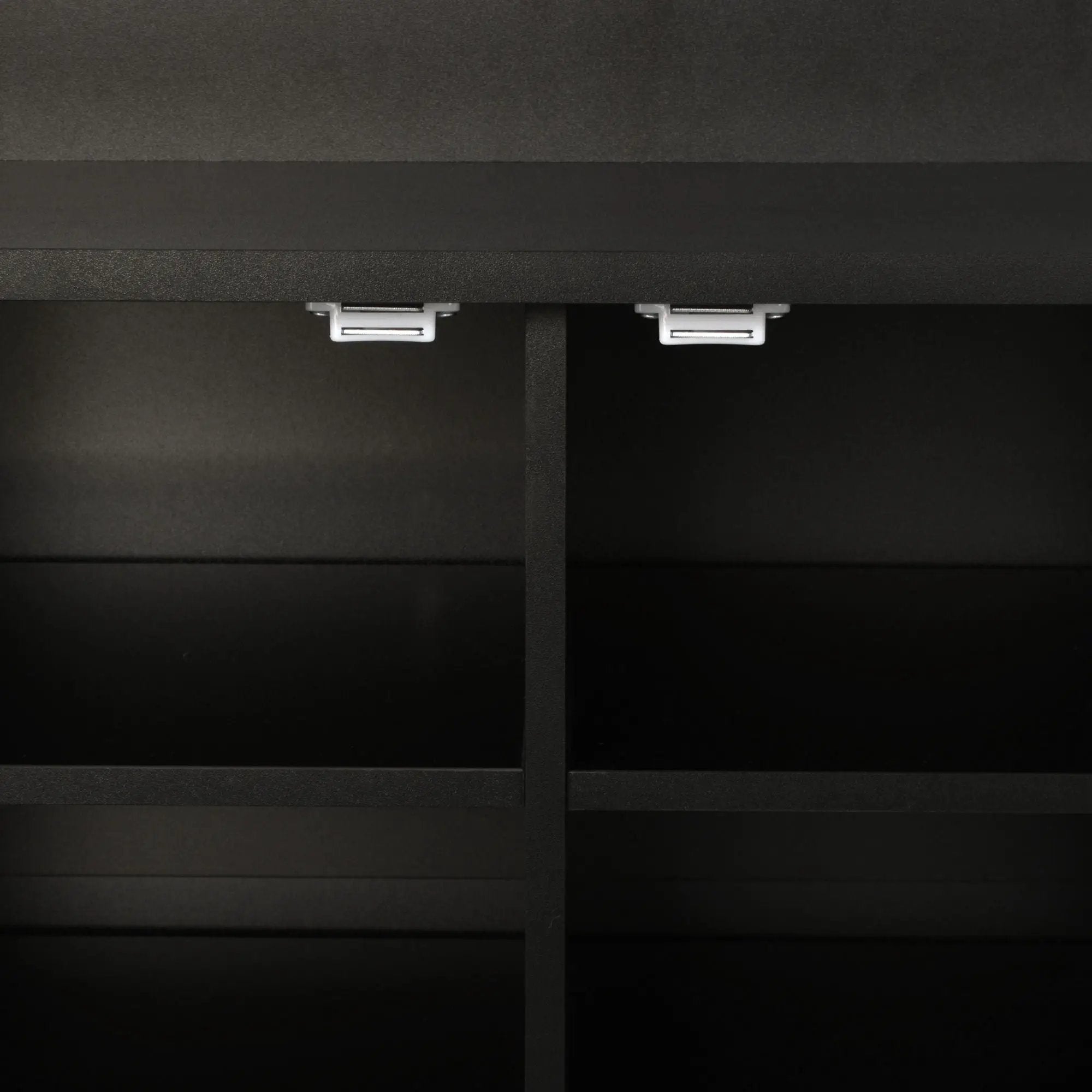Entryway Bench With Coat Rack, 3 In 1 Design And Adjustable Shelves