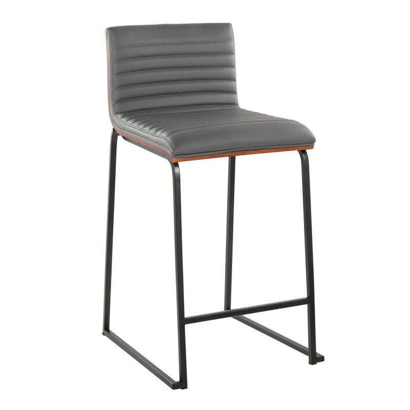 Mason Mara - Contemporary Fixed Height Quality Counter Stool (Set of 2) by Unique Piece Furniture
