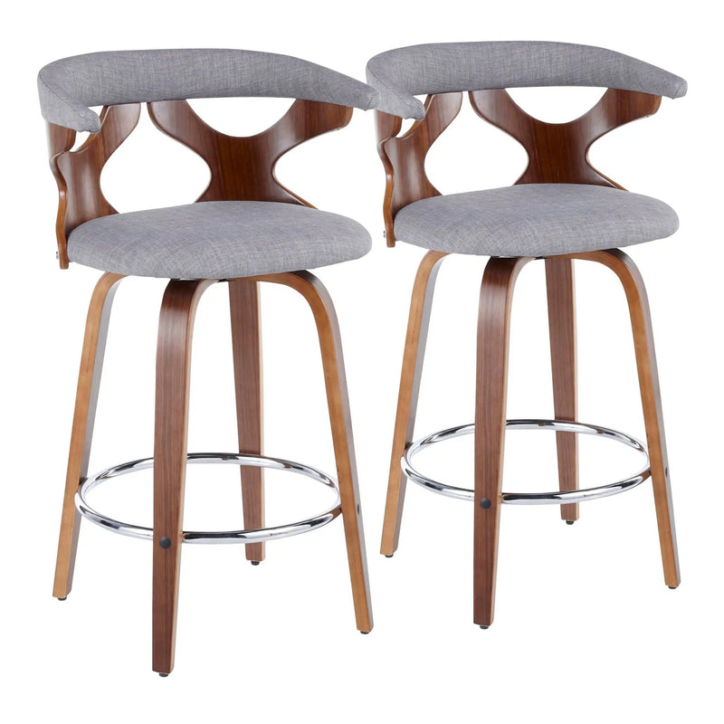 Gardenia - Mid Century Modern Counter Stool (Set of 2) by HouseOfZazla