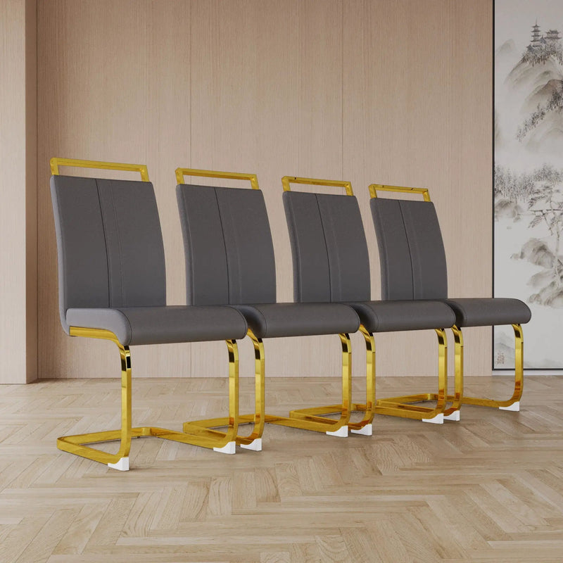 Side Dining Room Chair, Padded Seat High Back by Unique Piece Furniture