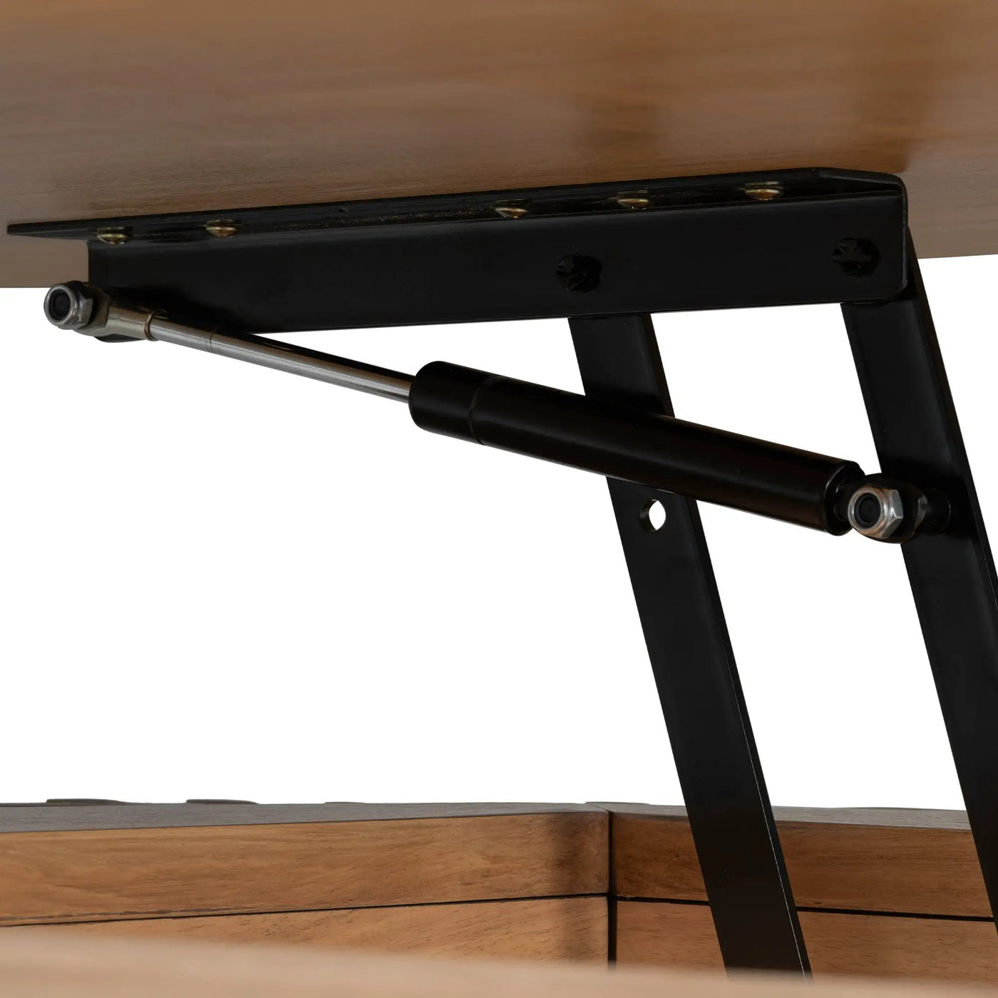 Round Lift Top Coffee Table With Hidden Storage For Living Room by HouseOfZazla