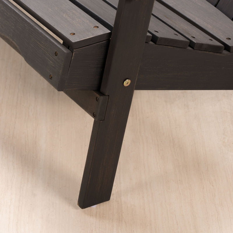 Outdoor Adirondack Rocking Loveseat With Hand Crafted Details by HouseOfZazla
