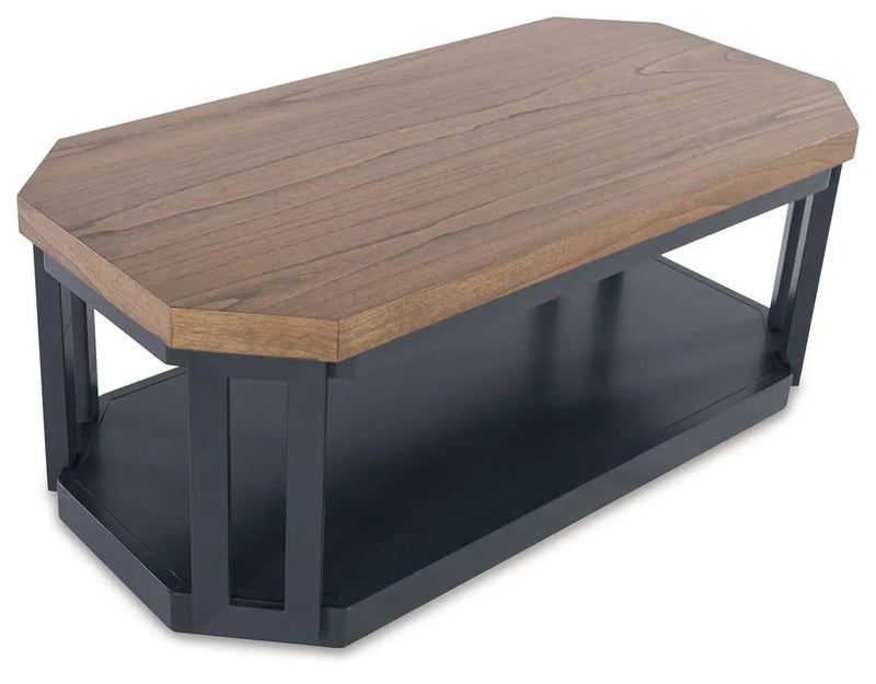 Landocken - Occasional Table Set (Set of 3) - Brown / Blue by Unique Piece Furniture