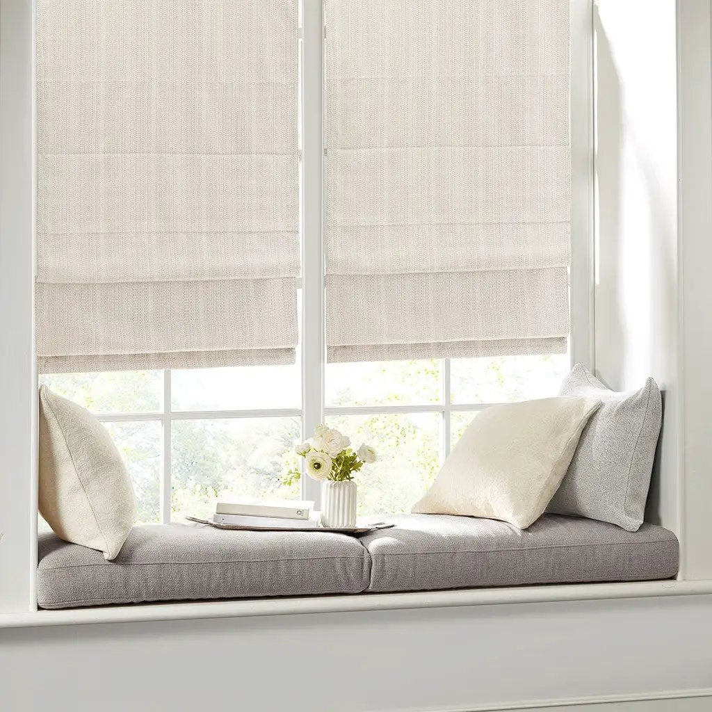 Basketweave Room Darkening Cordless Roman Shade by HouseOfZazla