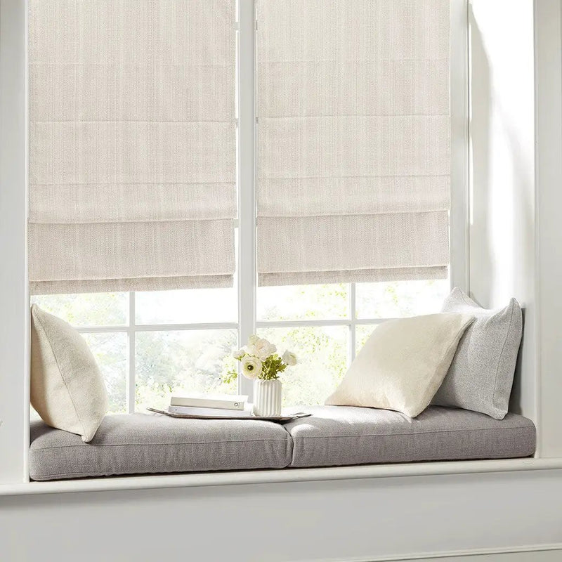 Basketweave Room Darkening Cordless Roman Shade by HouseOfZazla