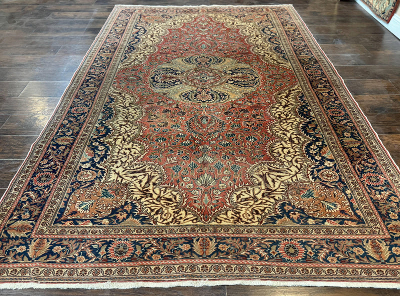 Turkish Kayseri Rug 6x10, Antique Turkish Carpet, Floral Medallion, Oriental Carpet, Red by Jewel Rugs