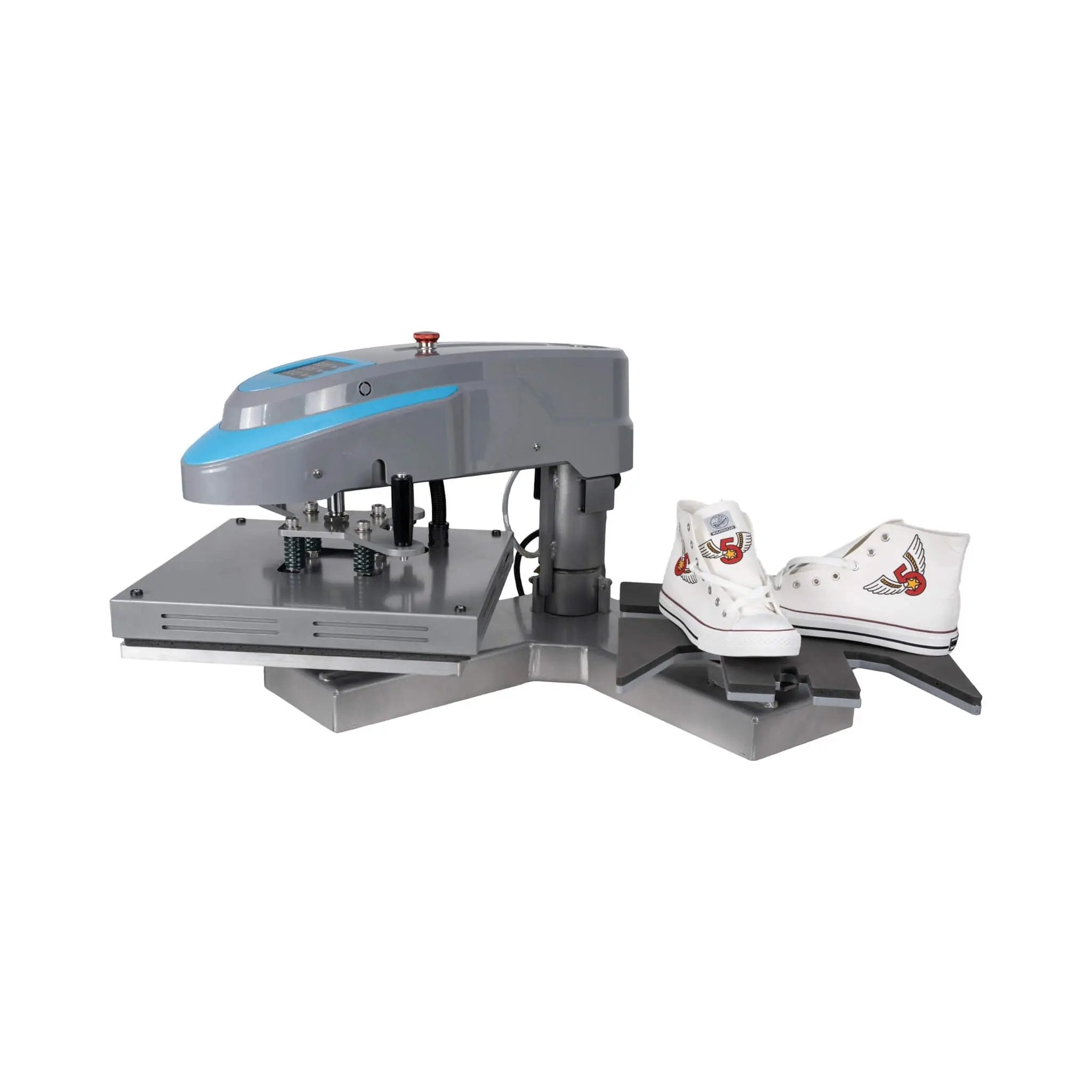 [15X15-Inch] Pneumatic Dual Platen Swing Head Heat Press Machine (SAK23965) by SAKSBY WHOLESALE