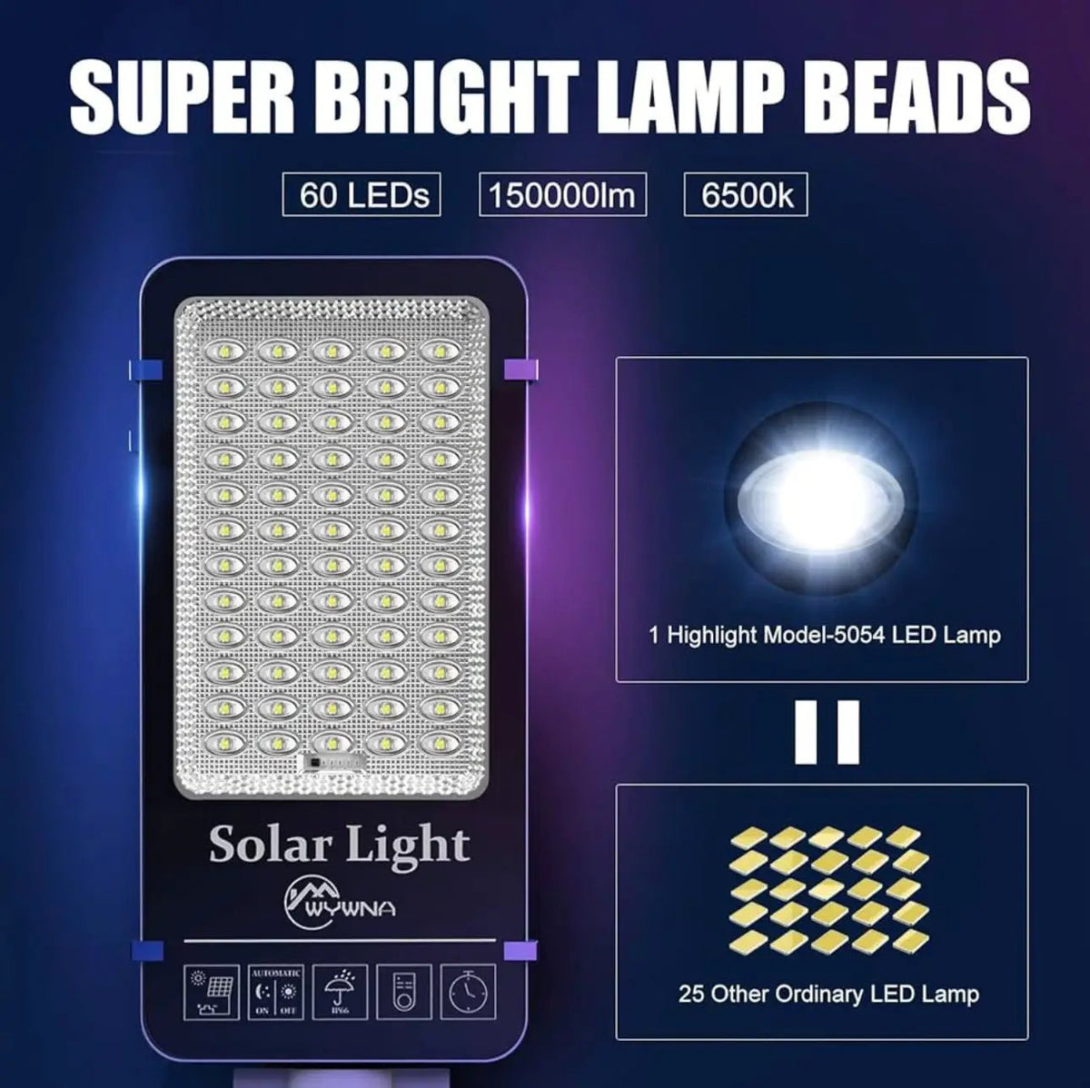 1600W Commercial Solar Street Lights Outdoor Waterproof 160000LM Dusk to Dawn by Outdoor Solar Outlet