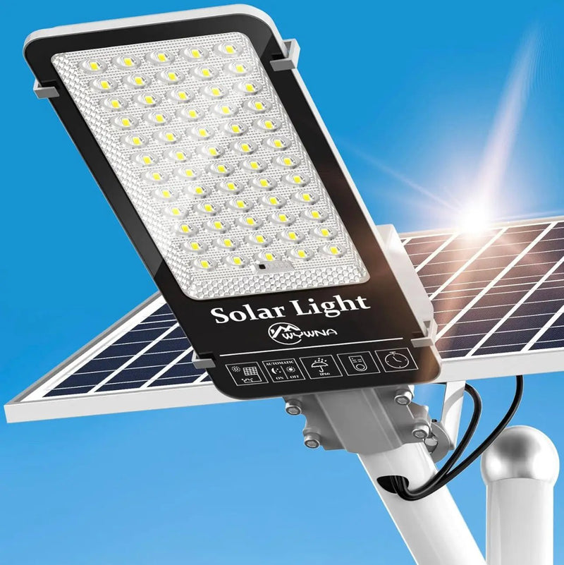 1600W Commercial Solar Street Lights Outdoor Waterproof 160000LM Dusk to Dawn by Outdoor Solar Outlet