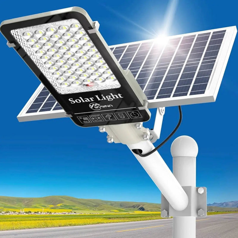 1600W Commercial Solar Street Lights Outdoor Waterproof 160000LM Dusk to Dawn by Outdoor Solar Outlet
