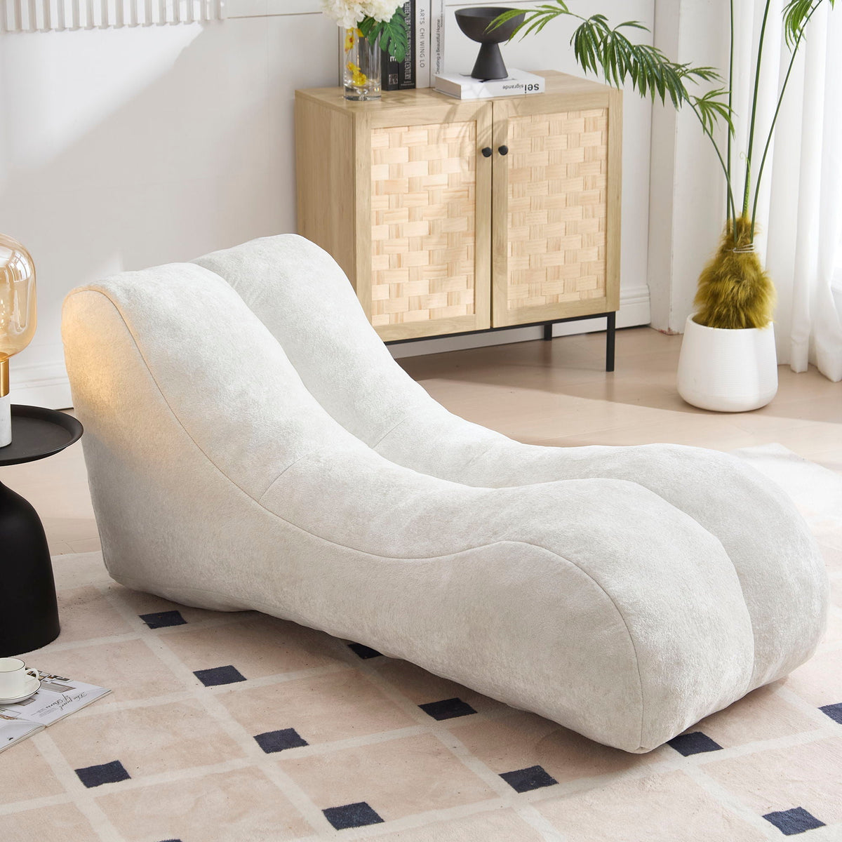 Bean Bag Sofa Chair with High Quality Sponge Filling - Fabric, photo 7 of 20