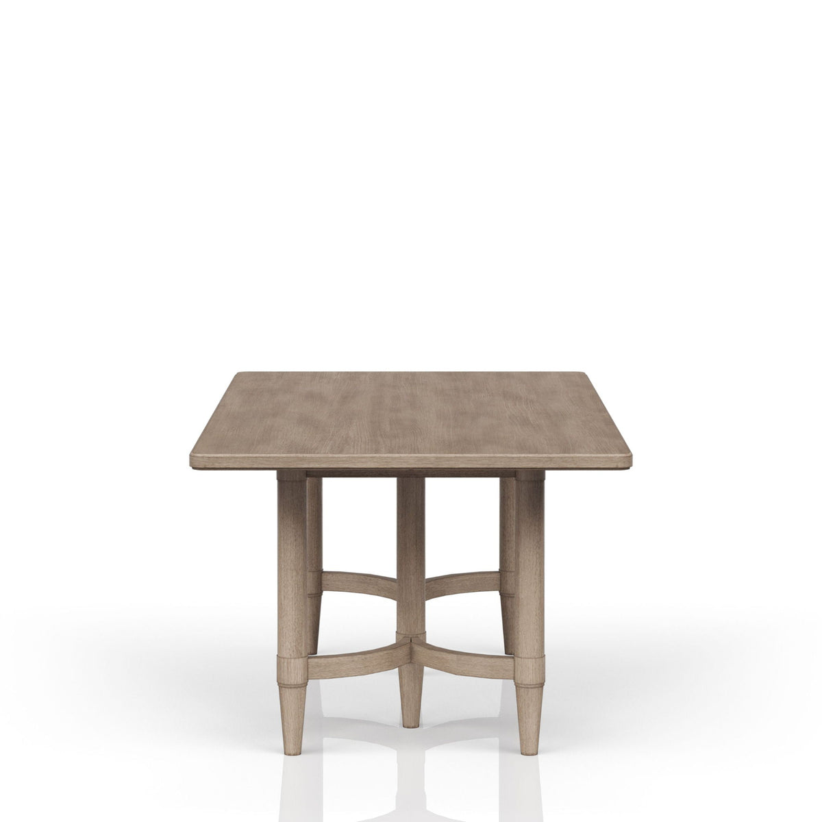 Sand Counter Height Dining Table with Double Pedestal Base, photo 2 of 5