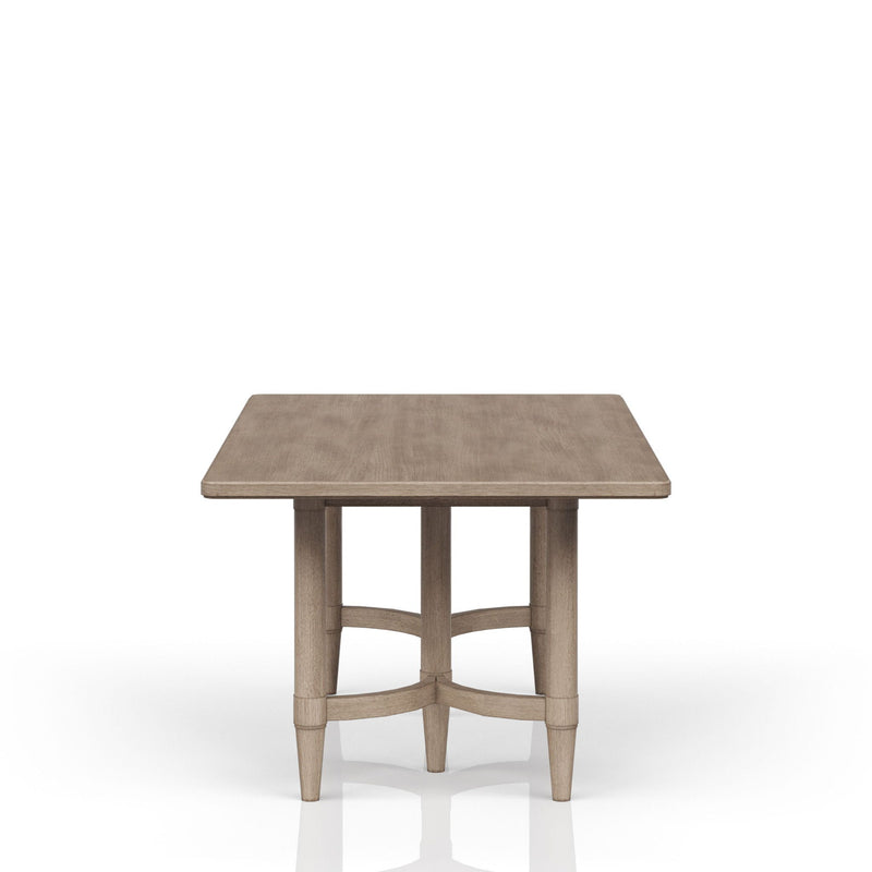 Sand Counter Height Dining Table with Double Pedestal Base, photo 2 of 5