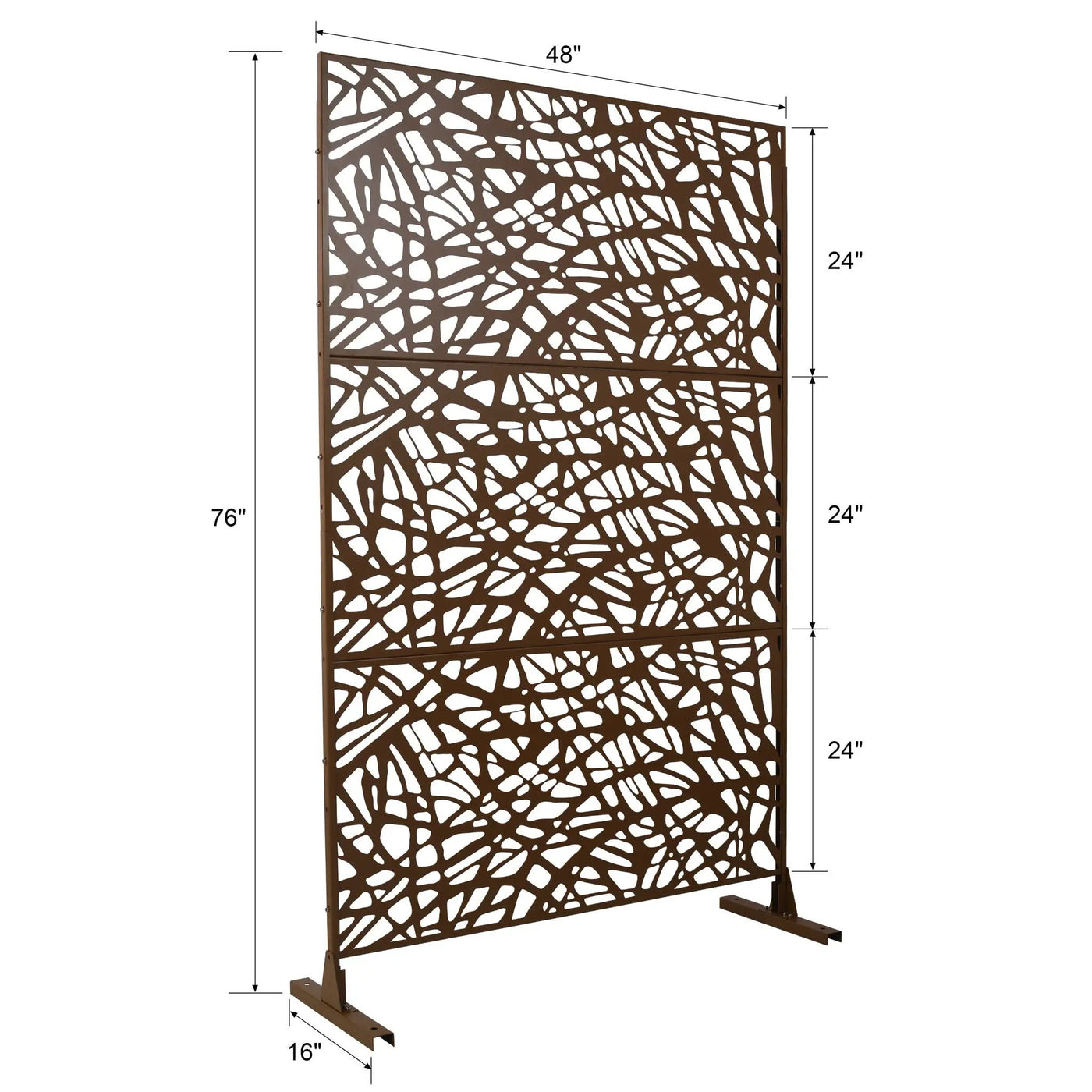 Outdoor & Indoor Freestanding Decorative Privacy Screen by HouseOfZazla