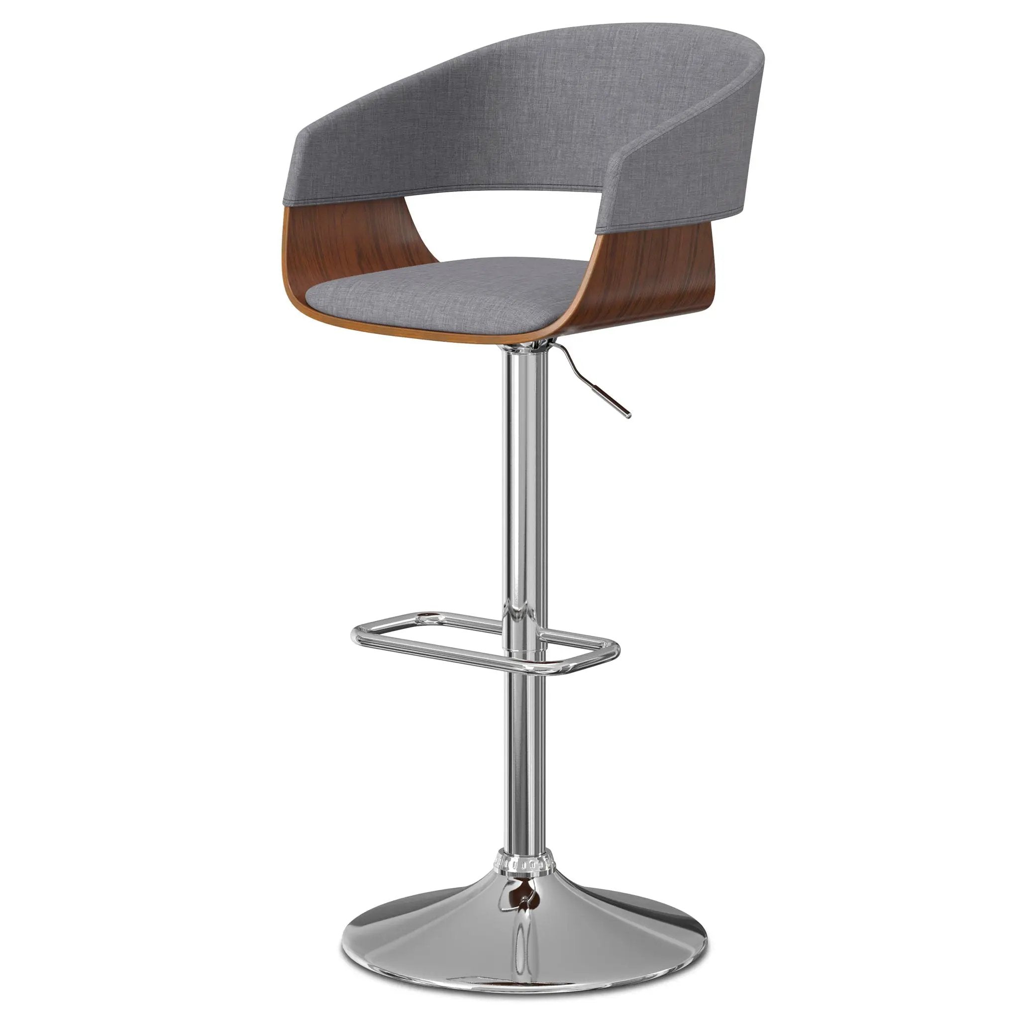 Lowell - Multi-Functional Adjustable Swivel Bar Stool by Unique Piece Furniture