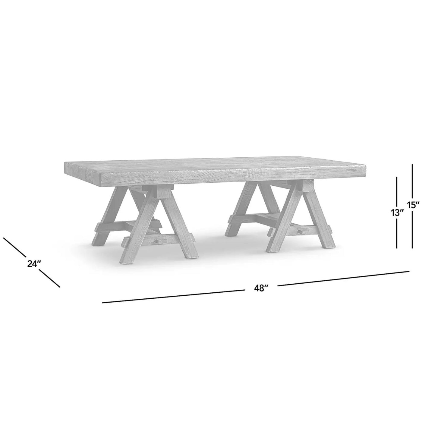 Hawthorne - Trestle Table by HouseOfZazla