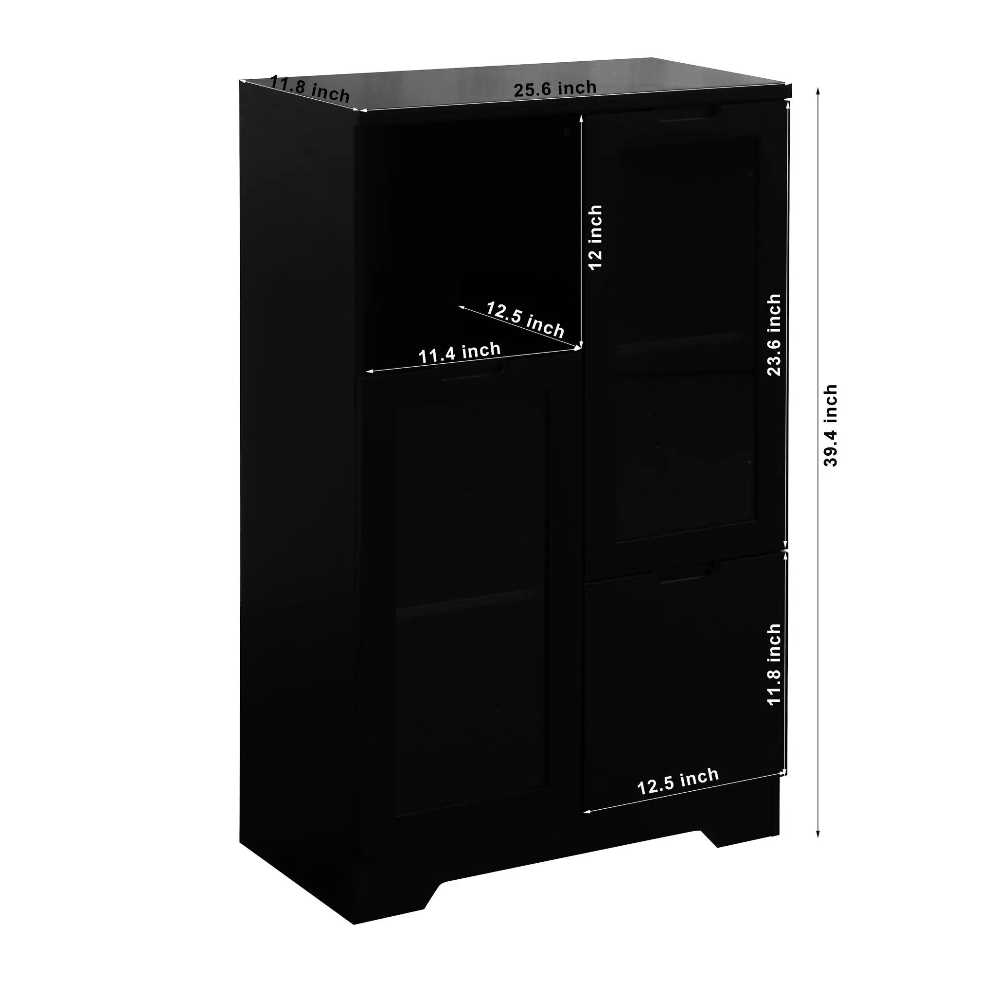 Modern Cabinet With Glass Doors And Drawer by Unique Piece Furniture
