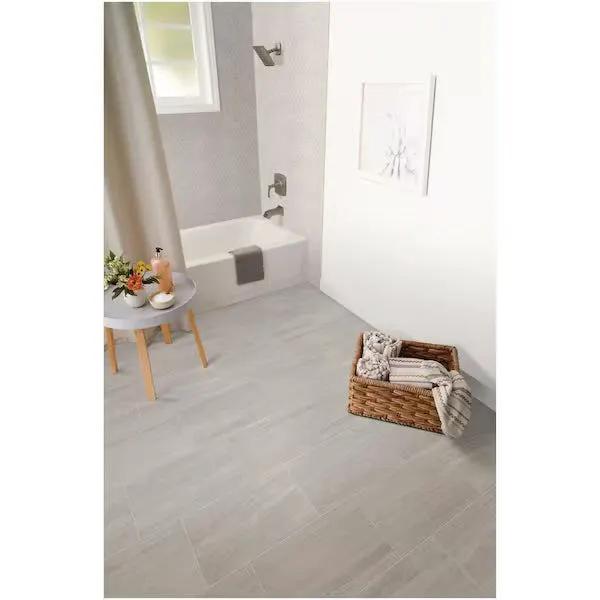 Open Box Daltile Nova Falls Gray 10 in. x 12 in. Glazed Ceramic Hexagon Mosaic Tile (9.72 sq. ft./Case) by Selzalot
