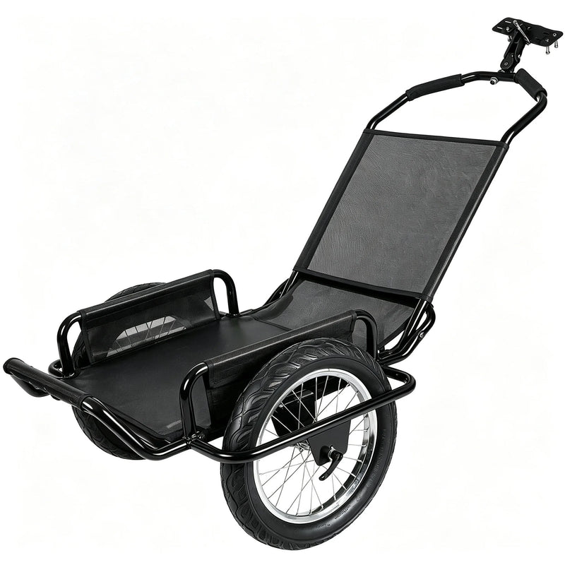 Heavy-Duty Bike Cargo Trailer with Steel Frame – 320 lb Load Capacity, photo 9 of 10