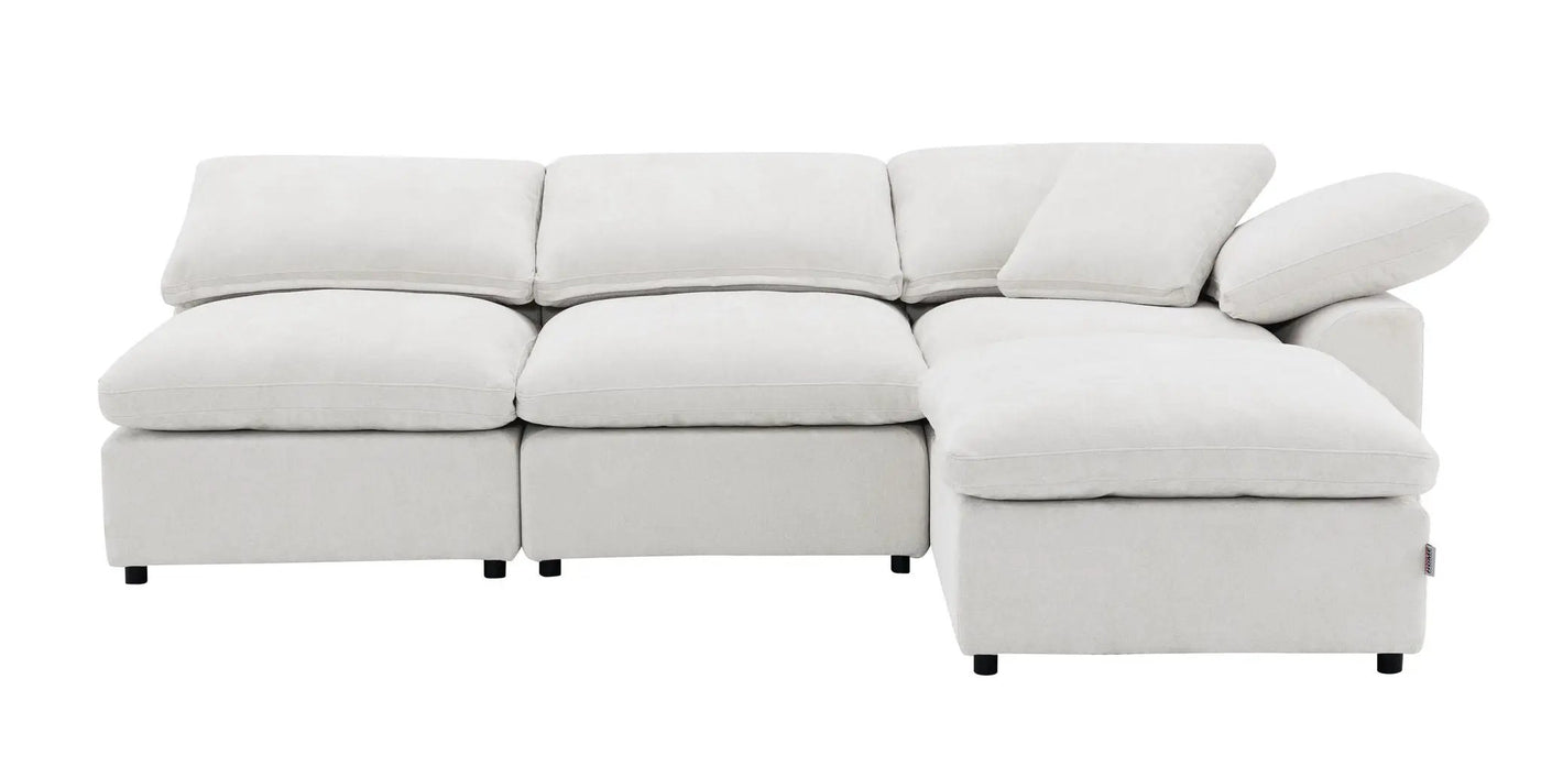 Naveen - Modular Sectional With Ottoman by Unique Piece Furniture