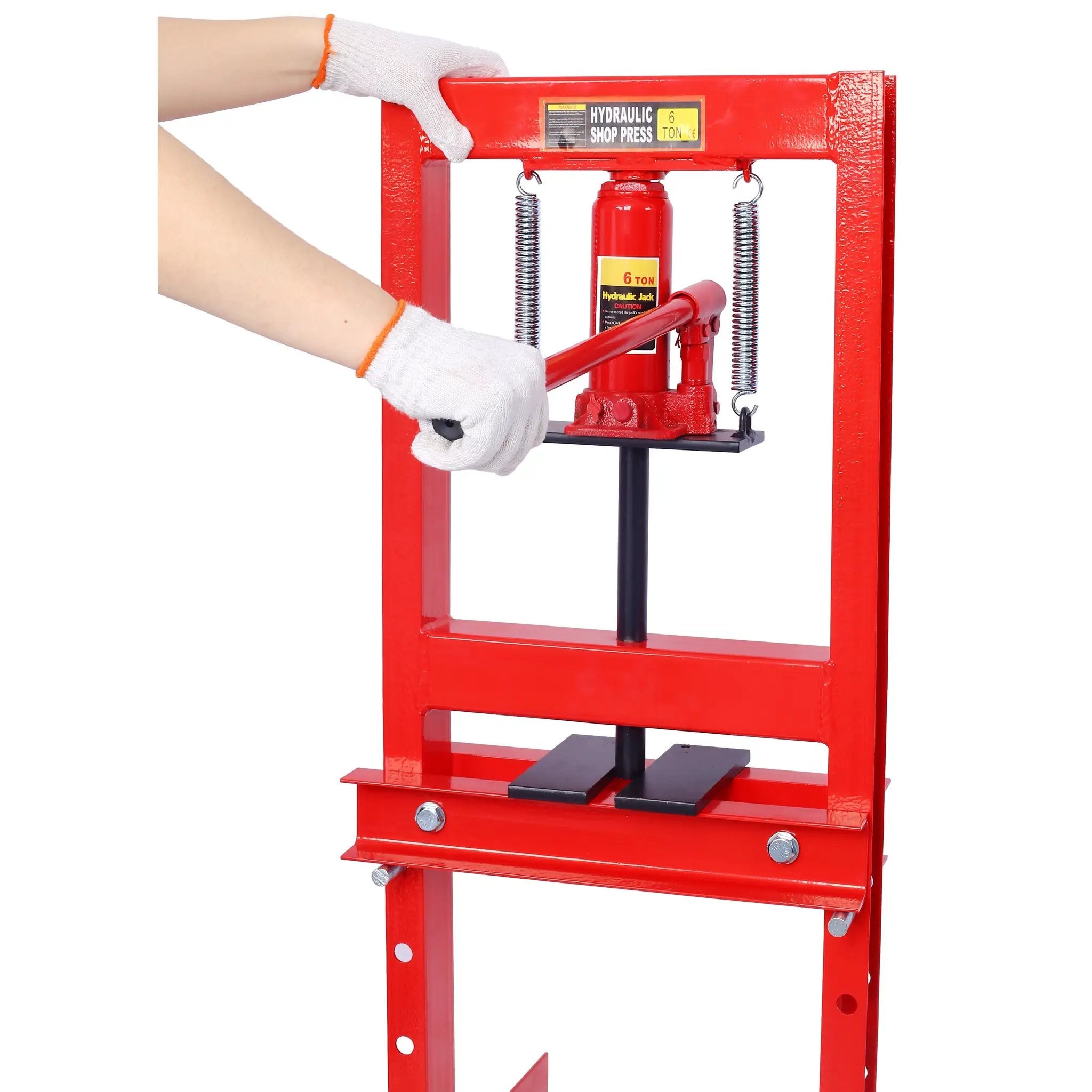 Hydraulic 6 Ton H-Frame Garage Floor Adjustable Shop Press by HouseOfZazla