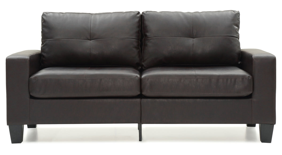 Modular Faux Leather Sofa with Modern Design - White, Black, Dark Brown, Red, photo 9 of 26