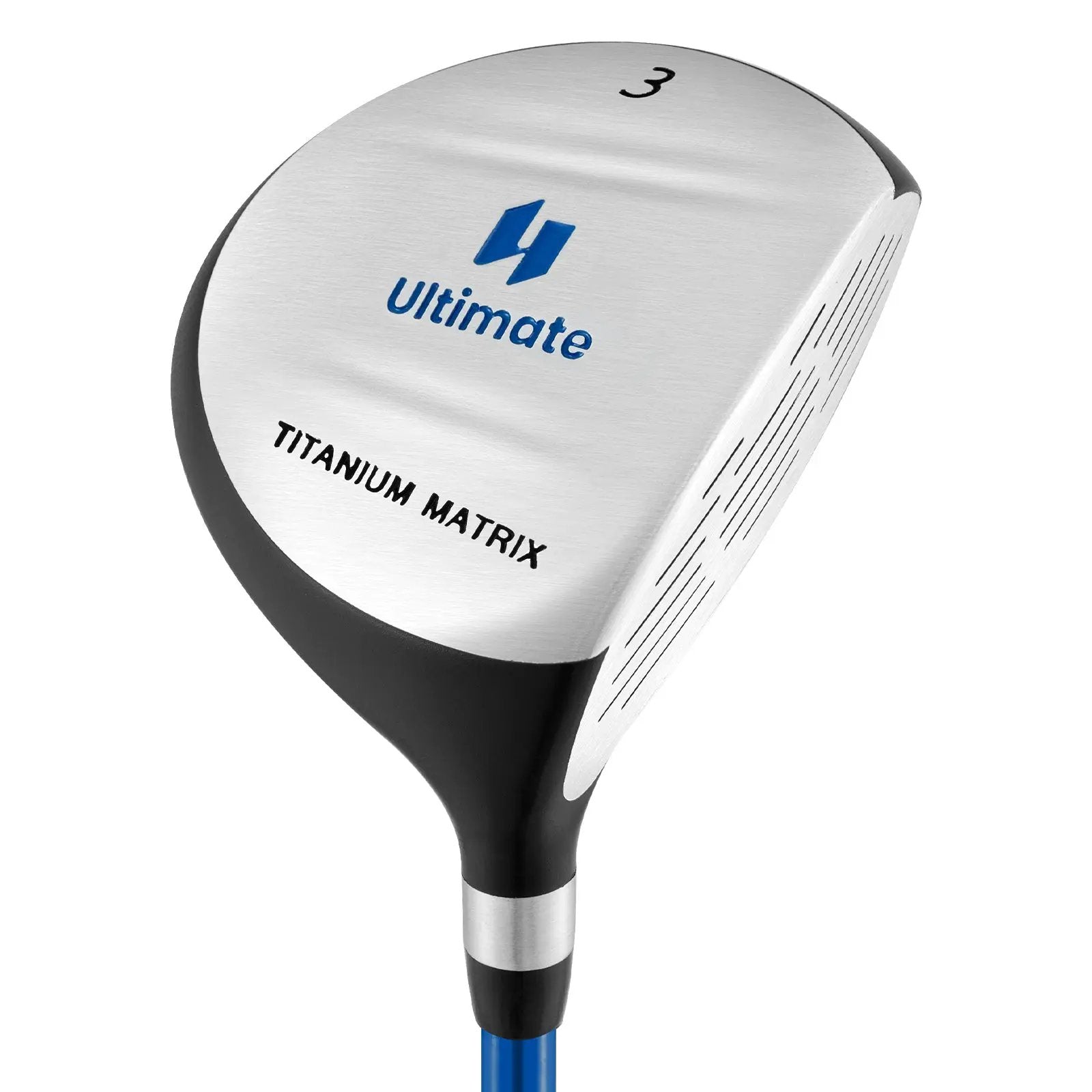 38 Inch 165CC Junior #3 Fairway Wood Golf Club with Fiberglass Shaft for Kids Ages 11-14 by DirectDeals