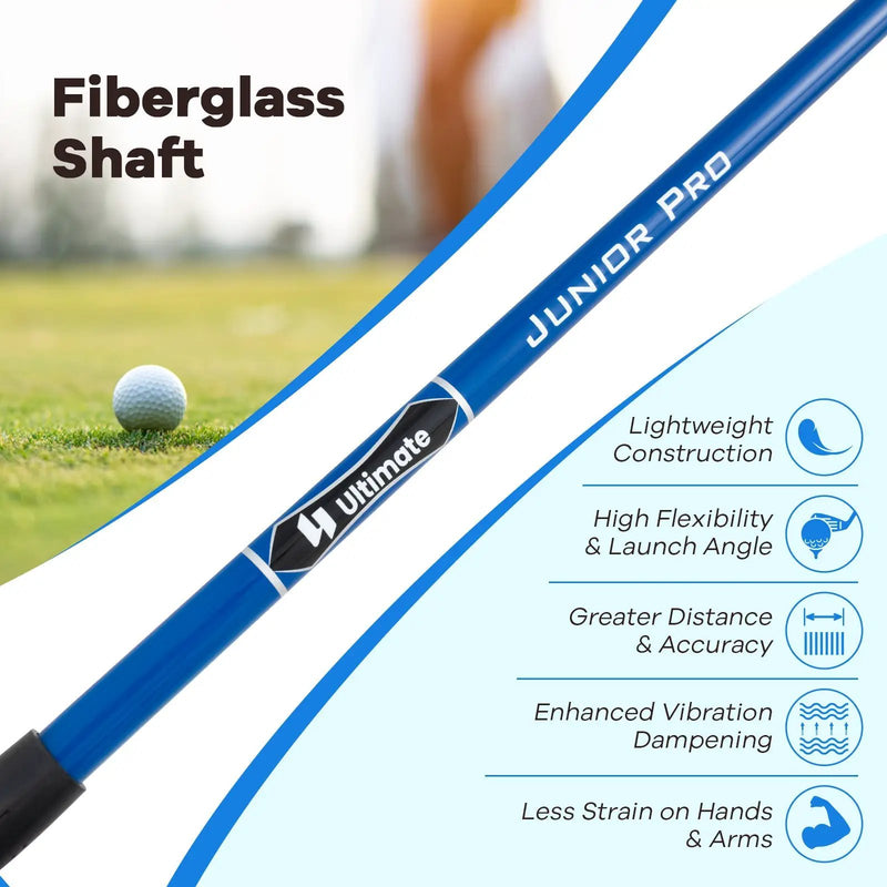 38 Inch 165CC Junior #3 Fairway Wood Golf Club with Fiberglass Shaft for Kids Ages 11-14 by DirectDeals