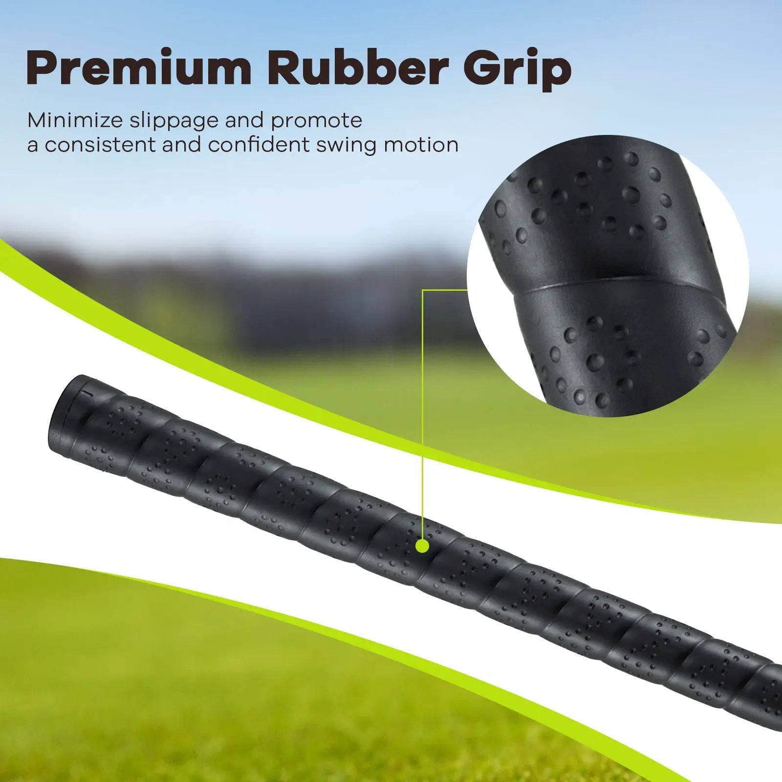 34 Inch 165CC Junior #3 Fairway Wood Golf Club with Fiberglass Shaft for Kids Ages 8-10 by DirectDeals