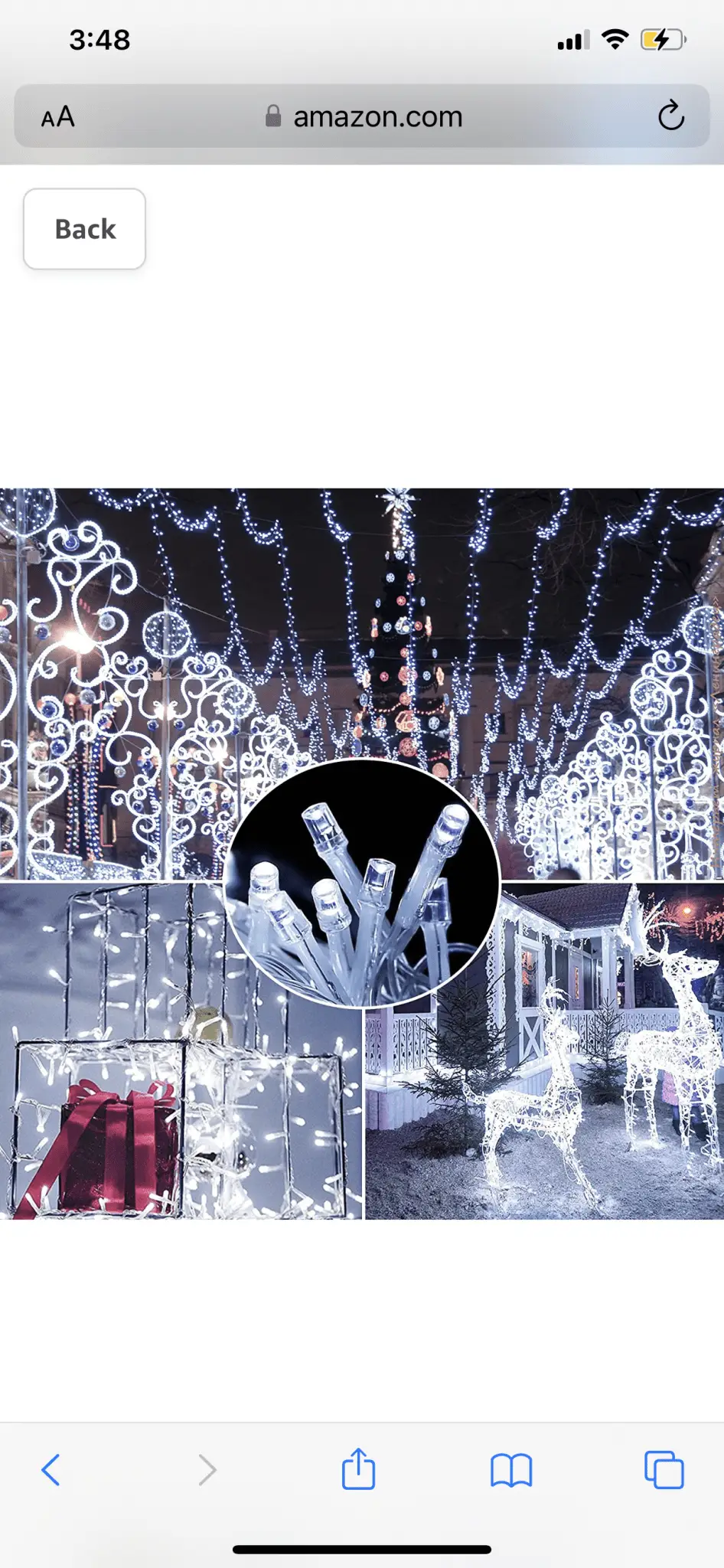 165Ft Solar String Lights White Wire Outdoor,500 LED Christmas Lights with 8 Modes and Timer, Remote Control by Outdoor Solar Outlet