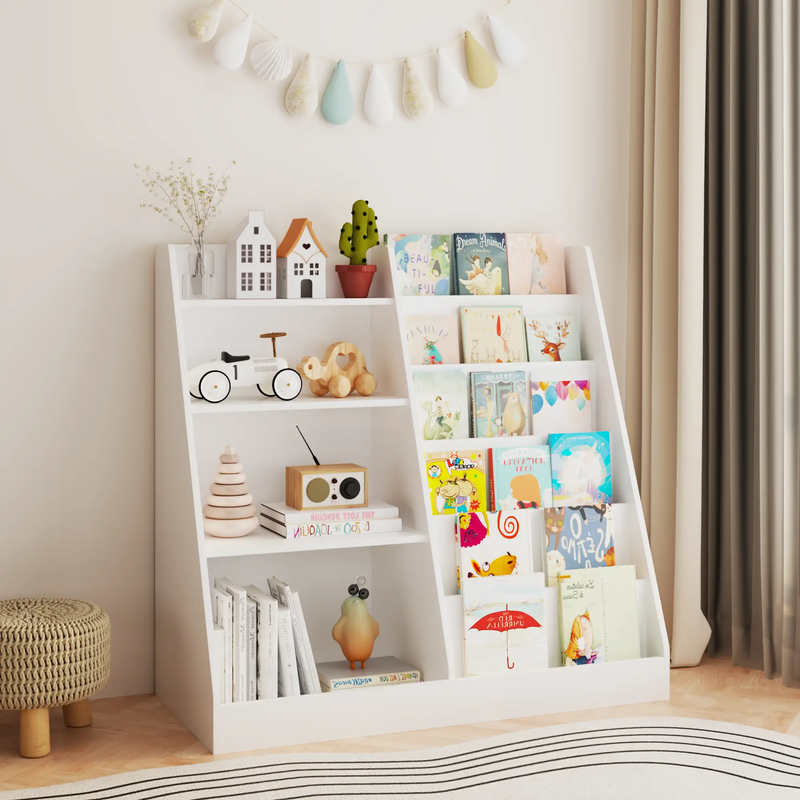 New Kids Bookshelf and Toy Storage Organizer by HouseOfZazla