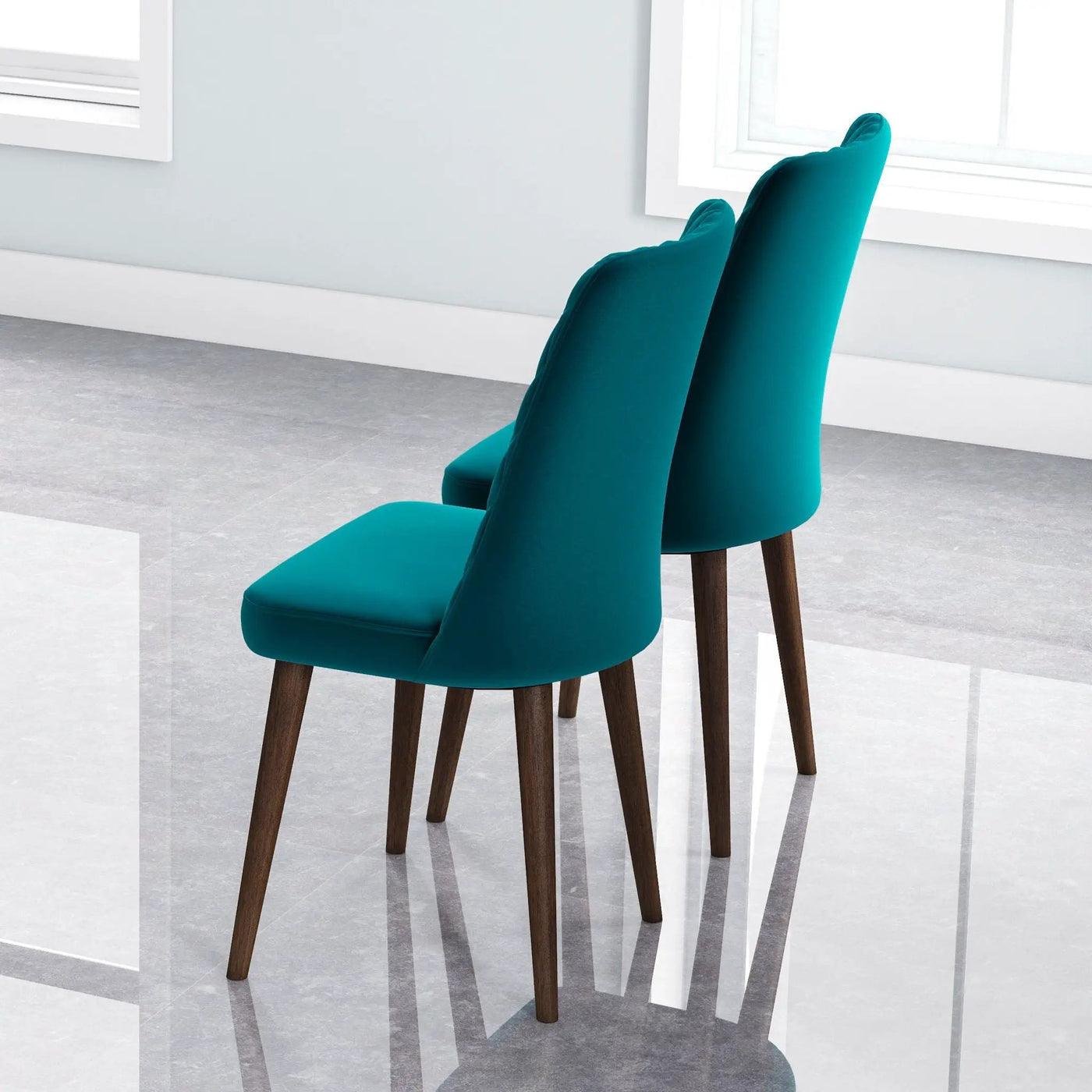 Katie - Mid-Century Modern Dining Chair (Set of 2) by HouseOfZazla
