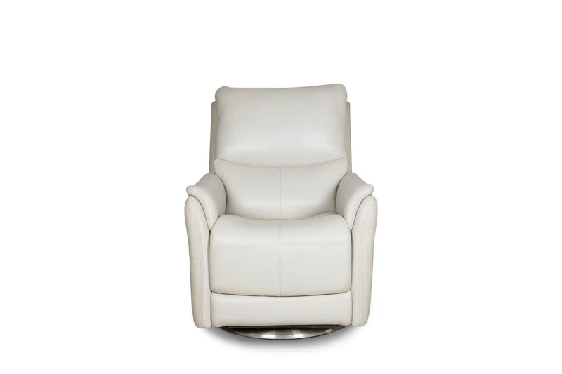 Salem - Swivel Recliner With Power Recline, Power Headrest, Power Lumbar, Layflat, 3" Footrest Extension by Unique Piece Furniture