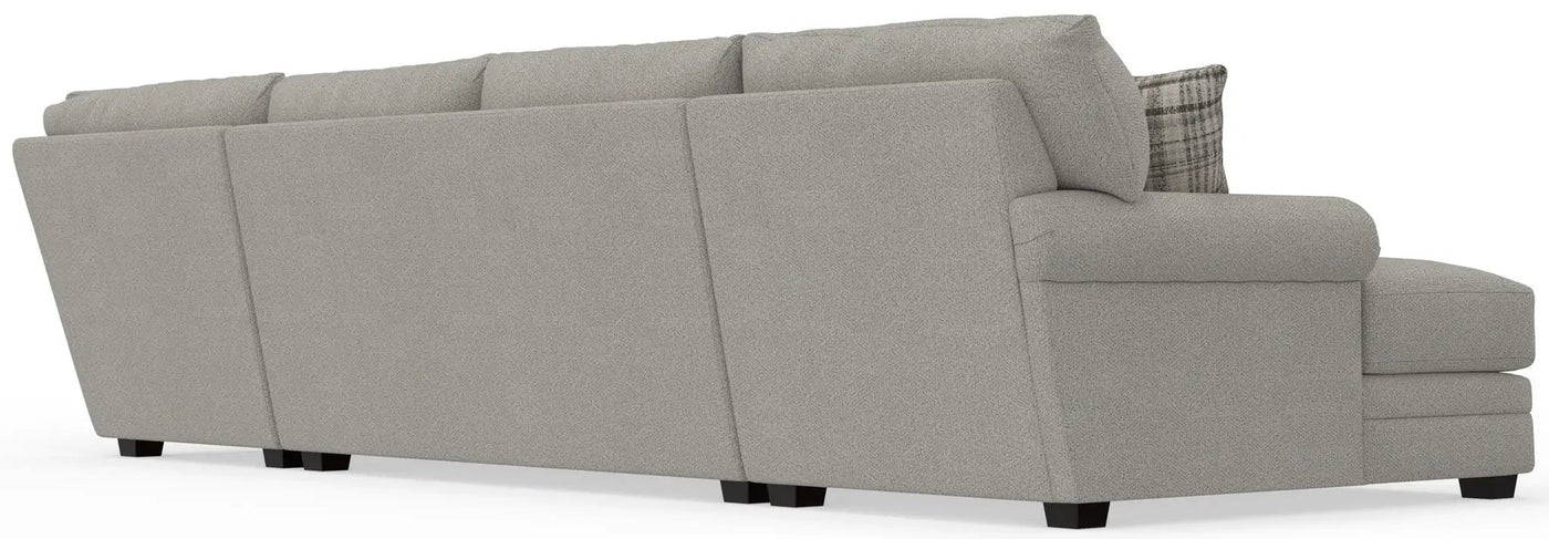 Livingston - Sectional With Comfort Coil Seating And Accent Pillows Included by Unique Piece Furniture
