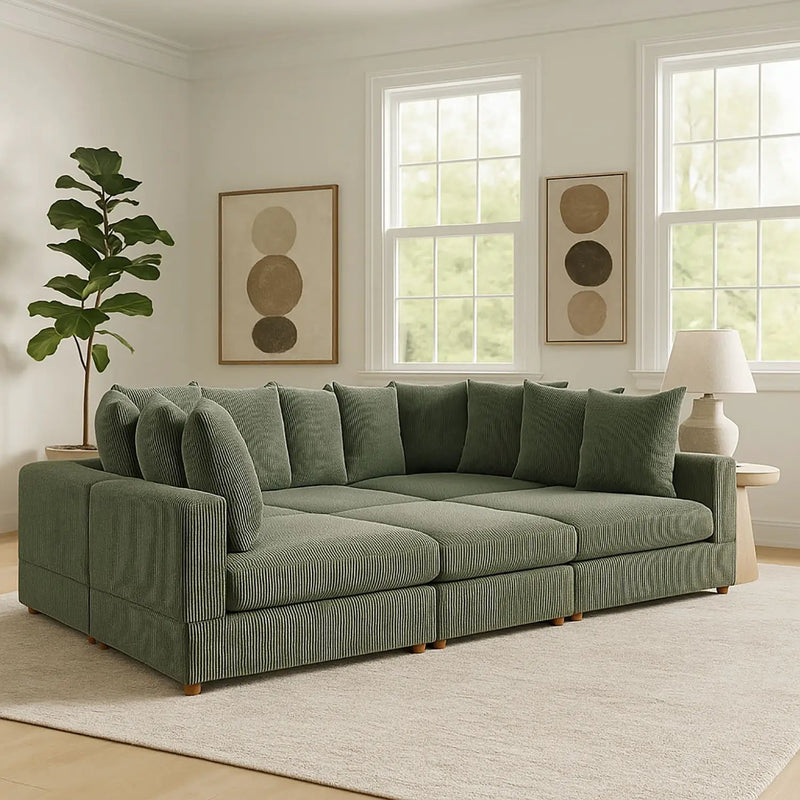 Haven - 6 Piece Modular Sectional by HouseOfZazla