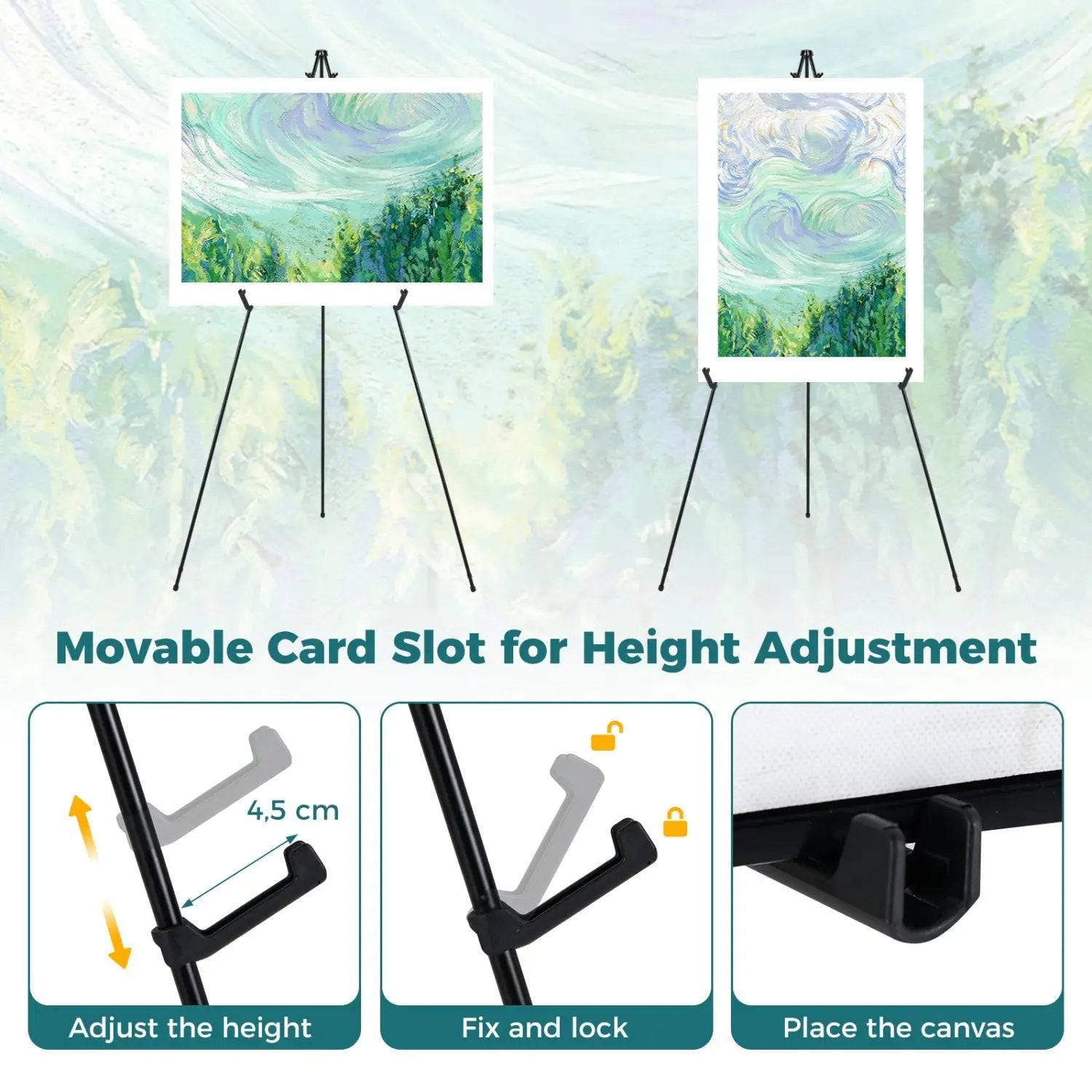 166 CM Metal Easel Stand Set 6-Pack by DirectDeals