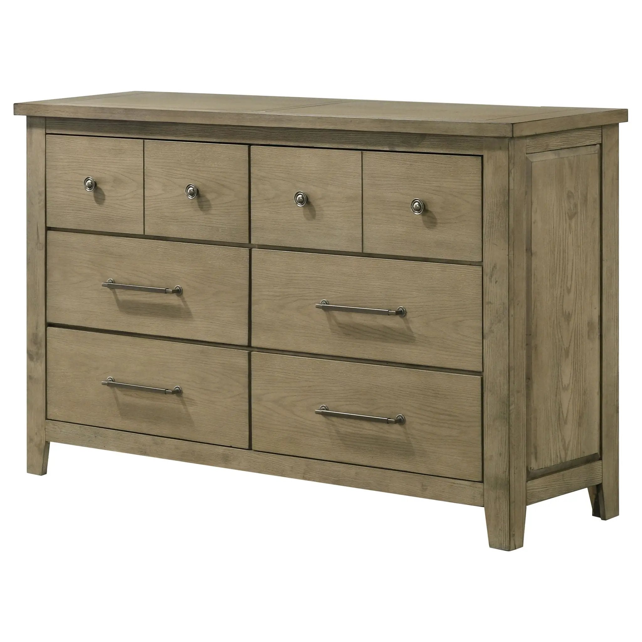 Hazlewood 6-drawer Bedroom Dresser Cabinet Vineyard Oak by Unique Piece Furniture