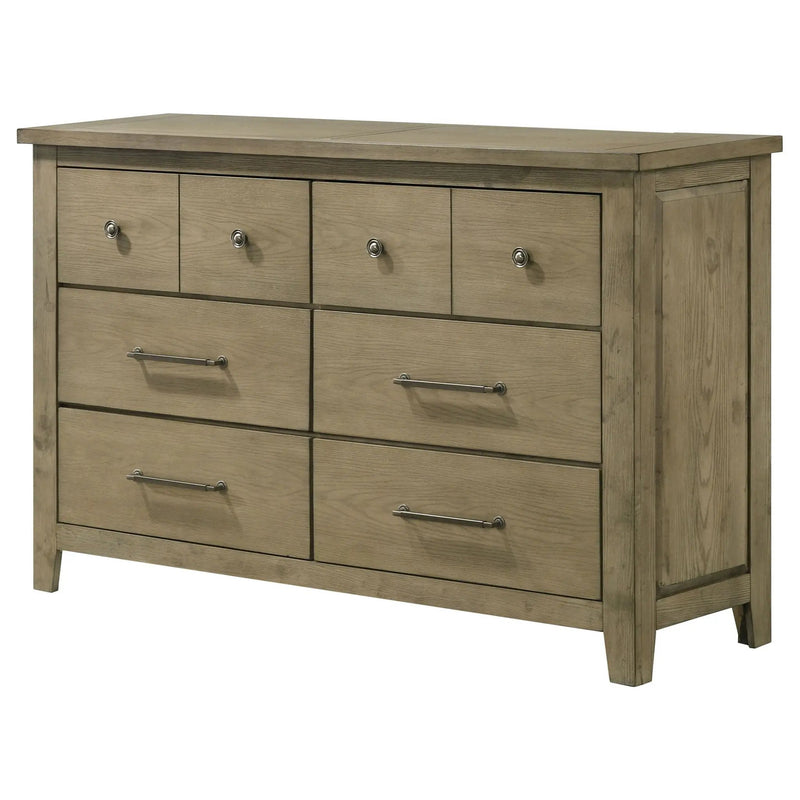 Hazlewood 6-drawer Bedroom Dresser Cabinet Vineyard Oak by Unique Piece Furniture
