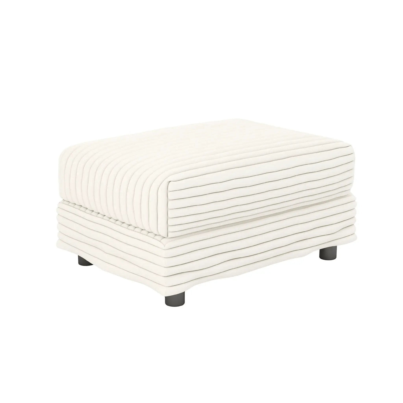 Deep Seat Convertible Sofa With Soft Pillows And Ottomans by HouseOfZazla